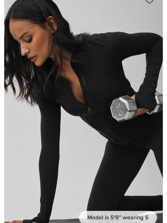 ALO Airbrush Corset Full Zip Jacket - Picture 4 of 8